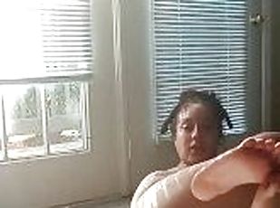 Butt Naked In Front Of Patio Door, Sucking on A Banana, Twerking, a...