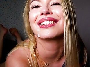 Busty Blonde With Both Holes Licked Does Everything for Facial