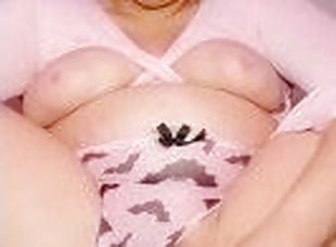 masturbation, gammal, orgasm, fitta-pussy, kvinnligt-sprut, amatör, leksak, knubbig, rödhårig, pov