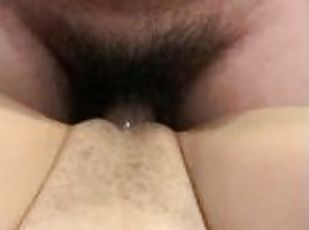 asiatisk, behåret, fisse-pussy, amatør, anal, creampie, thailænder