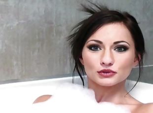 fürdőkádban, szólóban, erotikus