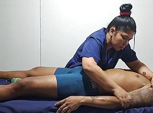 Relaxing massage for this sexy guy, it turns me on so much part 2, ...