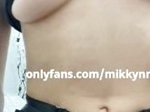 Beautifull Teen with Big Round Tits Strips for her Lover - onlyfans...
