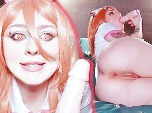 JOI RolePlay: Sexy Nurse Power from Chainsaw Man Offers Sexual Ther...
