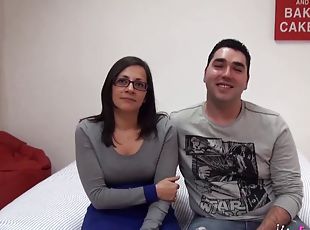 cuatro-patas, gafas, mamada, hardcore, pareja, medias, lencería, natural, nylon