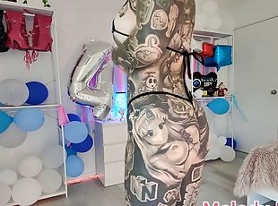 groß-titten, ehefrau, dilettant, erotisch-mutti, mamma, unterwäsche, hintern, bikini, weiß, tattoo