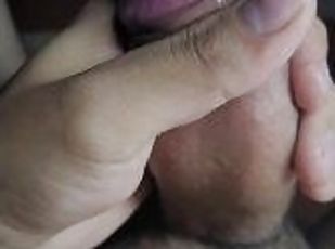 masturbation, amateur, ejaculation-sur-le-corps, énorme-bite, branlette, solo, bite