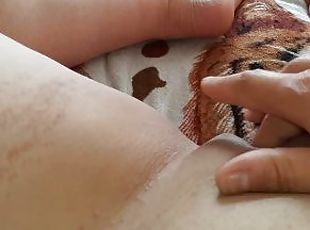 masturbaatio, orgasmi, pillu-pussy, amatööri, lesbo-lesbian, koosteet, pari, sormettaminen, jalat, märkä