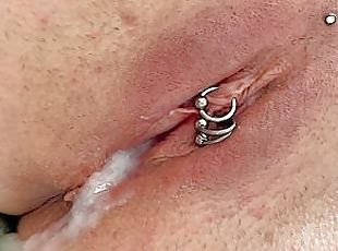 Blow Foreskin Dick with view on my BigTits and fuck my Pierced Puss...