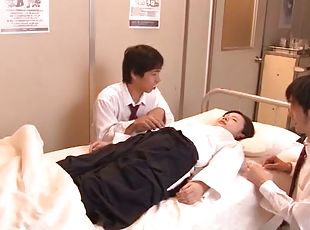 Shiori Tachiba sucks a cock and gets a facial