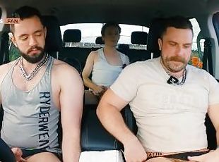 papá, masturbación, amateur, chorro-de-corrida, gay, sexo-en-grupo, coche, papi, gay-joven, oso