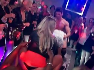 festa, interracial, divertida, dançando