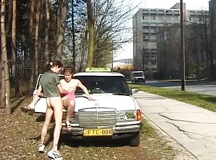 taxi driver break for anal fuck