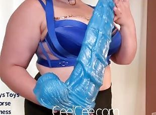 CeelCee Unboxing Mr Hankeys Toys XXL Seahorse 1st Reaction! Non-nude lingerie chubby milf