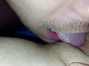 Cuckold Husband Licks His Whore Wife's Pussy And Eats Lover's Cum A...