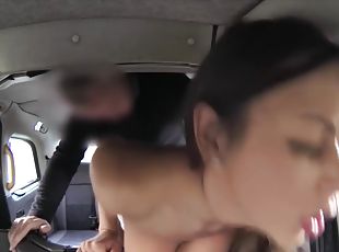 Stunning Stripper Fucked By Fake Driver In The Backseat