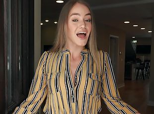 Kenzie Madison gets her pussy eaten out before riding a cock