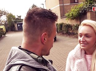 Germa tourist meet and fuck british blonde teen