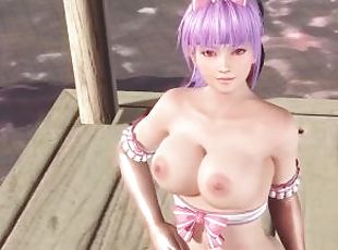 Dead or Alive Xtreme Venus Vacation Ayane Eyes on Me Outfit Nude Mo...