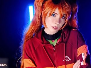 Sloppy Blowjob and Pussy Creampie. Evangelion Asuka Langley - Molly...