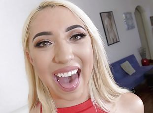Face fucking session with stunning blonde Jessica Jones