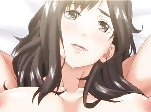 gros-nichons, fellation, milf, japonais, ejaculation-interne, anime, hentai