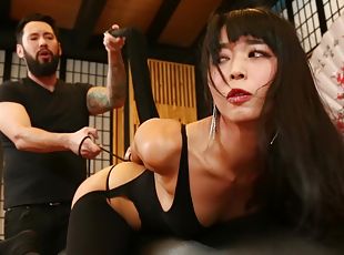 asiatisk, pussy, babes, blowjob, cumshot, interracial, bdsm, slave, strømper-stockings, stram