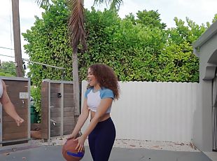 Kinky Latina Willow Ryder looses a basketball game and gets dicked