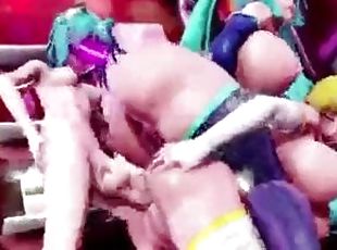 Futa Futanari Anal Gangbang Huge Cumshots 3D Hentai