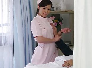 asiatisk, røv, store-patter, sygeplejerske, udløsning, japans