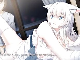 masturbation, orgasme, giclée, lesbienne, hardcore, butin, anime, hentai