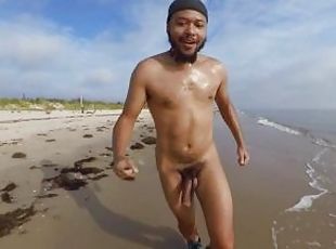 nudist, publik, gigantisk-kuk, gay, strand, fetisch, ensam, twink, kuk, blottande