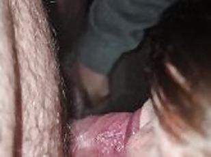 Sucking my husbands cock