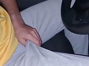 Cruising stranger in uber straight guy picks up beautiful young col...