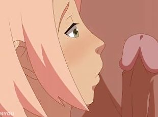 Naruto Porn Parody Sakura Sasuke Anime Cartoon hentai Hard Sex Cumm...