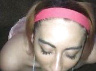 I Fucked Her Face She Swallowed My Cum Bratty Teen Latina Ahegao Ro...