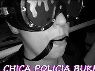 La Chica Policia Bukkake - Hotwife Blonde Cumslut In Bondage Gets C...