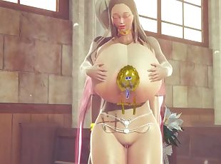 Queen MILF with big tits has sex in the church: Tamanna from Kyonyu...