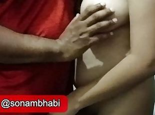 Please fuck me Devar Ji, I want your cock in my tight pussy, xxx Real homemade video by Sonam Bhabi