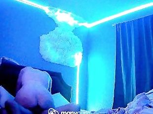 Curvy slut rides my dick in the clouds