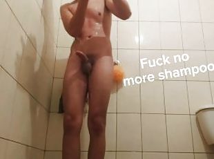 mandi, pelancapan, kurus, amateur, remaja, merangsang-dengan-tangan, kolej, fetish, mandi-shower, solo