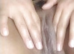 hardfast masturbating my fleshy pussy, masturbating very close so y...