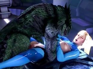 monster, fitta-pussy, tonåring, blond, anime, fantasi, hentai, 3d