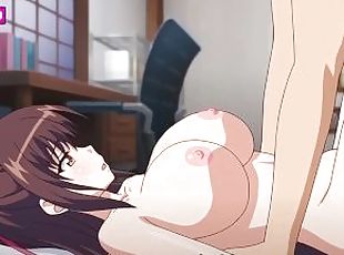 Lovers End Up Fucking All Day in Missionary and a Creampie Happy Ending  Anime Hentai