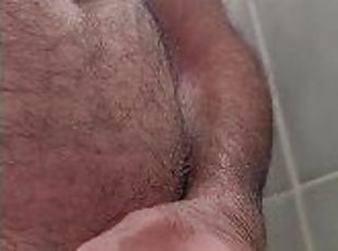 My masturbation in the bathroom before I have shower.
