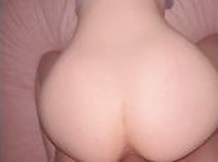 rumpe, doggy, amatør, stor-pikk, tenåring, creampie, pov, høyskole, blond, italiensk