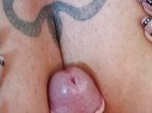 gros-nichons, amateur, fellation, milf, point-de-vue, ejaculation, italien