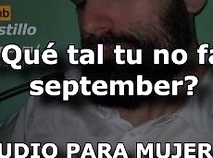 ¿Qué tal tu no fap september? - Audio para MUJERES - Voz de hombre ...