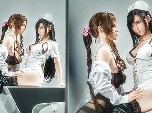 3D Porn Game Ladys Nurse Tifa & Aerith Sex Dolls