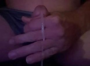 masturbation, amateur, mature, énorme-bite, allemand, branlette, secousses, ejaculation, solo, bite